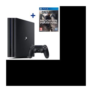 PS4 Pro 1 TB Schwarz + Call of Duty Modern Warfare