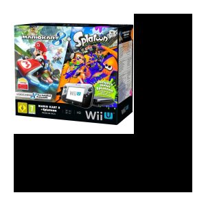 Wii U + Mario Kart 8 vorinstalliert + Splatoon (Downloadcode)
