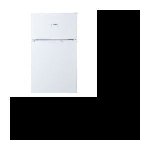Kühlschrank mit Gefrierfach oben – 70 l (48+22) – statische Kälte – A+ – L 48 cm x H 84 cm – OCEANIC OCEA2DT70W – Weiß