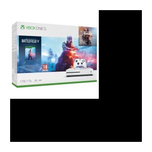 Xbox One S 1 TB + 3 Spiele: Battlefield V + Battlefield 1 + Battlefield 1943 + 1 Monat EA Access-Abonnement