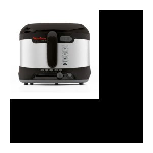 MOULINEX AF133D10 Klassische elektrische Fritteuse Uno M – Schwarz