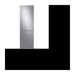 SAMSUNG Kombi-Kühlschrank – RB3VRS150SA – 317 l (228 l + 89 l) – vollständig belüftet, kalt – A+ – L59,5 cm x H186 cm – Metallgrau