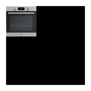HOTPOINT FA2544CIXHA – Multifunktions-Einbau-Elektrobackofen – Umluftheizung – 71 l – Katalyse – A – Edelstahl