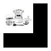 MOULINEX HF906B10 I-Companion XL Küchenmaschine – 1550 W – Grau