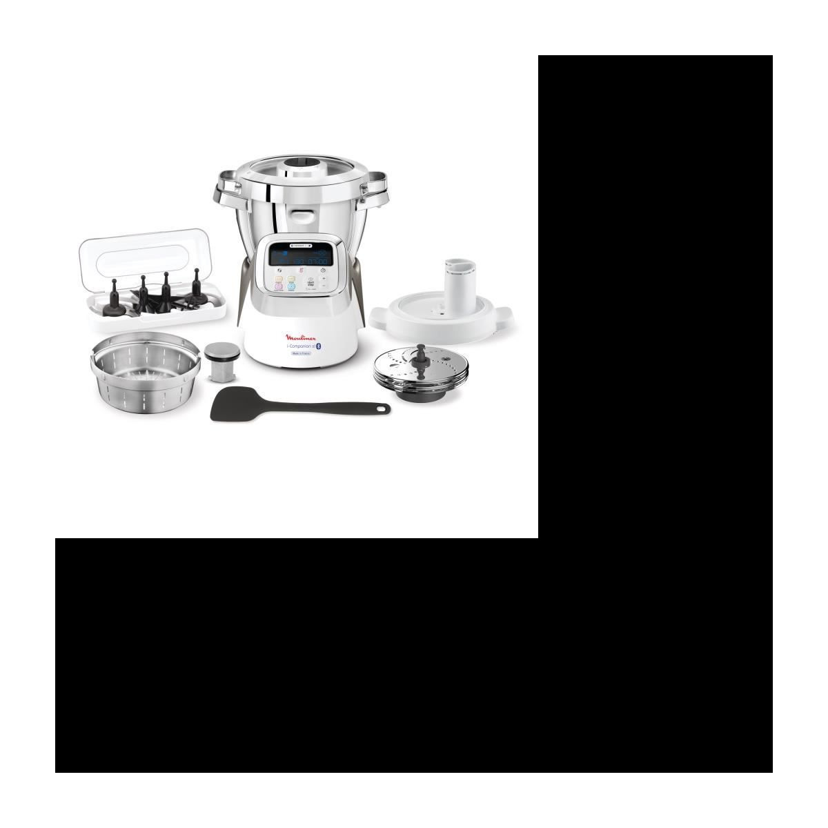 MOULINEX HF906B10 I-Companion XL Küchenmaschine – 1550 W – Grau