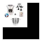 MOULINEX Companion HF800A10 Küchenmaschine + Zusatzschüssel XF380E11