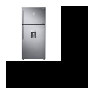 Kühlschrank mit Gefrierfach oben – 499 l (374+125) – belüftete Kälte – A+ – L 79 cm x H 178 cm – Edelstahl SAMSUNG RT50K6530SL