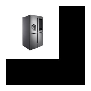 Freistehender WLAN-Kühl-Gefrierschrank, Länge: 90,8 cm, Tiefe: 73,3 cm, Samsung Family Hub RF56M9540SR