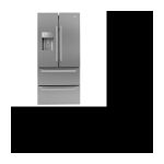 Kühlschrank – 2 Türen & 2 Schubladen – Neo Frost – Wasserspender – 530 L – A++ – Edelstahl BEKO GNE60532DX –