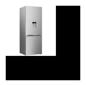 Kombi-Kühlschrank-460 L (336 + 124 L)-Statische Kälte-A+-L 70 x H 192 cm-Silber BEKO CRCSE460K20DS-