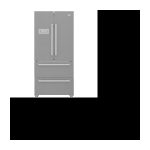 Amerikanischer Kühlschrank mit mehreren Türen GNE60522X – 539 l (387 l + 152 l) – A+ BEKO