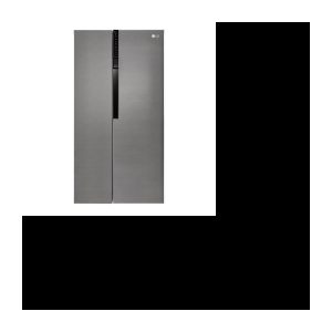 Amerikanischer Kühlschrank LG GSB360BASZ – 591L (394+197) – Umluft kalt – A++ – L 91,2 x H 179cm – Edelstahl