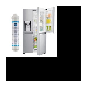 KÜHLSCHRANK US-AMERIKANISCHER KÜHLSCHRANK 3 Türen 601L Edelstahl A++ Belüfteter kalter No Frost LG Wasserspender