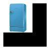 Kühlschrank mit 1 Tür – 154 l – Statische Kälte – A++ – L 66 cm x H 127 cm – Blau BOSCH KSL20AU30