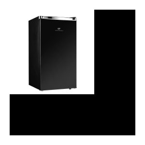 Tischkühlschrank mit Gefrierfach – 90 l – Statische Kälte – A+ – L 44,5 x H 83,1 cm – Schwarz CONTINENTAL EDISON CERTT91B8