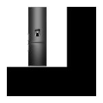 Kombinierter Kühlschrank – 262 l (196 l + 66 l) – statische Kälte – A+ – L 55 x H 180 cm – Schwarz CONTINENTAL EDISON CEFC262DB –
