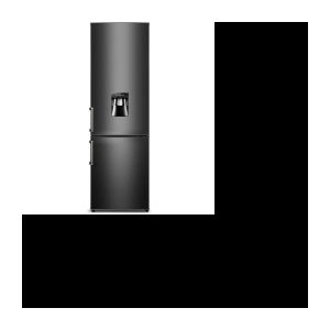 Kombinierter Kühlschrank – 262 l (196 l + 66 l) – statische Kälte – A+ – L 55 x H 180 cm – Schwarz CONTINENTAL EDISON CEFC262DB –