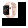 Apple Watch Series 5 Cellular 40 mm goldener Aluminiumrahmen mit rosa Sportarmband – S/M