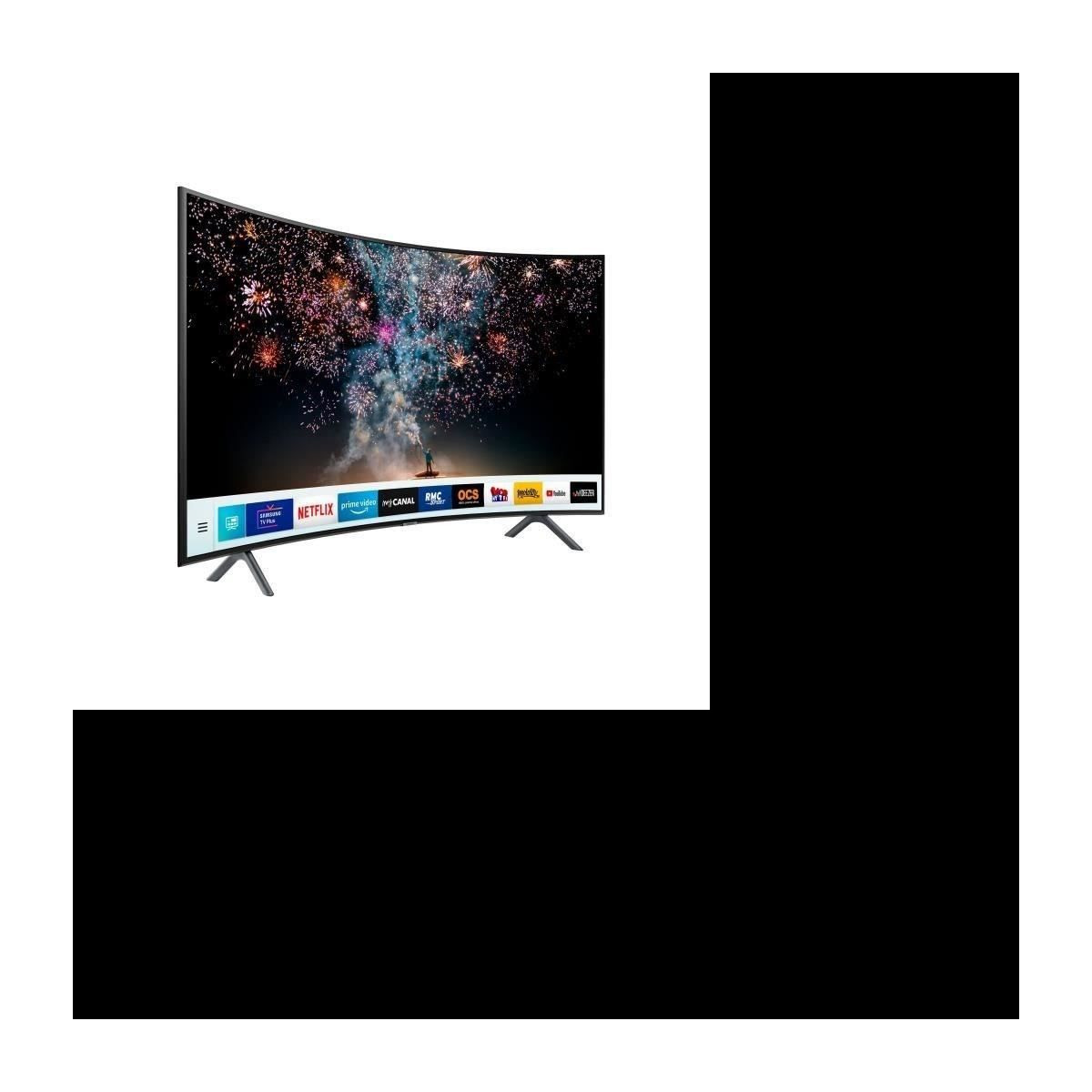 SAMSUNG UE55RU7372 4K UHD LED-Fernseher 138 cm (55″) – Gebogener Bildschirm – SMART TV – 3 x HDMI – 2 x USB – Energieklasse A