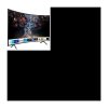 SAMSUNG UE65RU7372 4K UHD LED-Fernseher 163 cm (65″) – gebogener Bildschirm – SMART-TV – 3 x HDMI – 2 x USB – Energieklasse A+