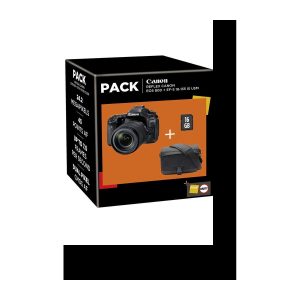 CANON EOS 80D + EF-S 18-135 IS USM Spiegelreflexkamera + TOTE + 16 GB SD