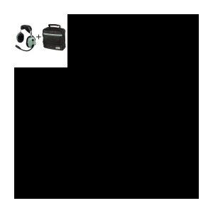 FLUGZEUGHELM H10-13.4 + KOSTENLOSE TASCHE DAVID CLARK