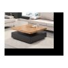Moderner Wohnzimmer-Couchtisch 70 x 70 cm – Schwarz