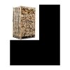 Box mit 3 Sternen 30 cm trockenem Brennholz – Palette mit gespaltenem Schnittholz von 2,1 m3