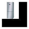 Kombikühlschrank – 385 L (280 L + 105 L) – NoFrost MultiAirflow – A++ – HxLxT 186 x 70 x 67 cm – Edelstahl BOSCH KGN46XL30