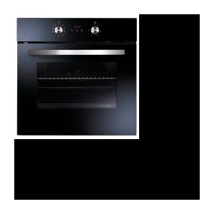 Multifunktions-Einbau-Elektroofen – Umgerührte Luft – 56 l – Katalyse – A – Schwarz CONTINENTAL EDISON FE5ECB2