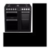 Klavierkocher, Gaskochfeld – 5 Brenner – 5,5 kWh – Dreifach-Hohlraum – 2 Öfen + 1 Grill – 60 l + 79 l – A – Schwarz LEISURE CK90F320KG