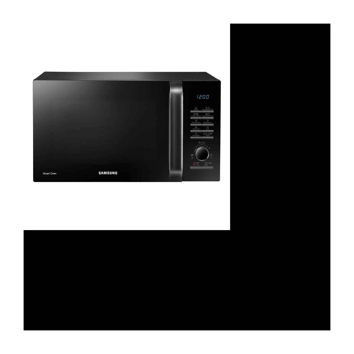 Multifunktions-Mikrowellenherd – 28 l – 900 W – Grill 1500 W – Umluft 2100 W – Schwarz