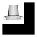 Dunstabzugshaube 60 cm > 550 m3/h – 56 dB – LED-Beleuchtung – 3 Geschwindigkeiten – Extra und Recycling – Edelstahl – dekorative Wand-Küchenhaube