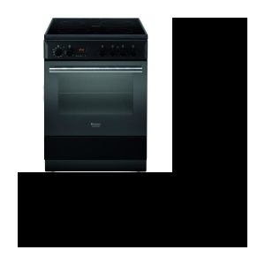 4-Flammen-Keramikkochfeld – Elektroofen – 60 l – A – L60 x H85 cm – Anthrazit