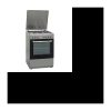 Kombikocher 3 Gasbrenner + 1 elektrischer katalytischer Multifunktionsofen 65L – L60 x H85cm – Silber