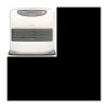 Tragbarer Paraffinheizer von Qlima, 428 W, Weiß und Schokolade SRE 9046C2
