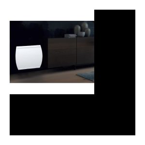 NOIROT EXCELLENCE – CDI® Integral Soft Heat Heizkörper – Horizontal 1000 W – Weiß – Französische Herstellung – Programmierbar