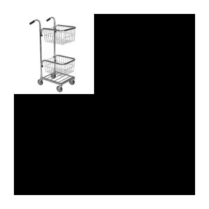 Verstellbarer Korbwagen