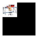 Einfache Werkstattwerkbank 300 kg